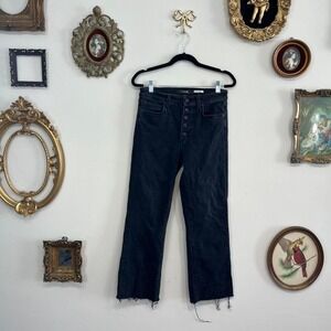 Joe's Jeans High-Rise Cropped Black Denim – Size 26